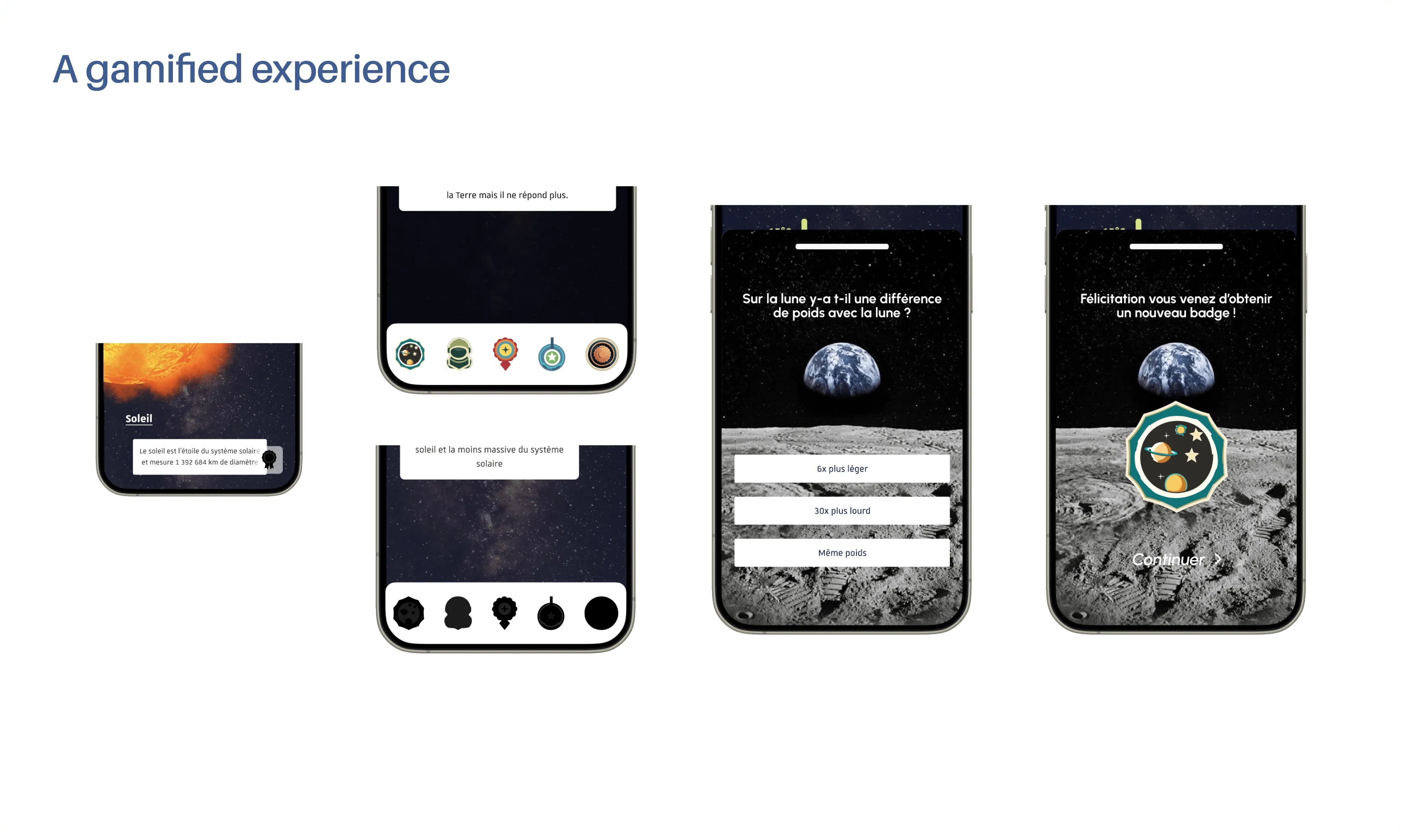 Planetarium gamified experience